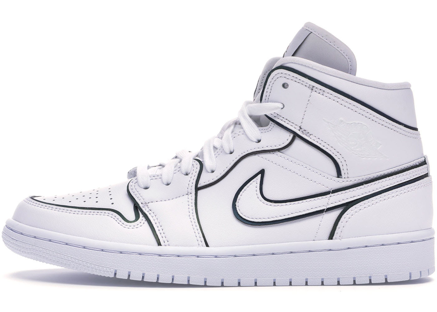 Nike Air Jordan 1 MID Blancas Reflectantes